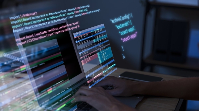 programming-background-with-person-working-with-codes-computer